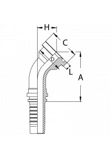 Фитинг DN 50 SFL 2 71.4 (45)