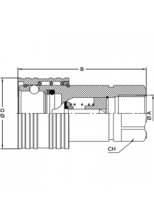 БРС ISO A BSP 1/2 - D1/2 Розетка VSAA