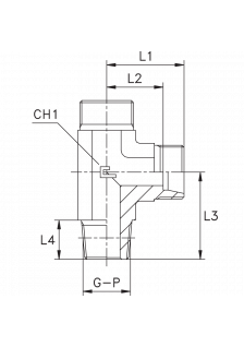 Штуцер FLC DL15 BSPT 1/2" (корпус)