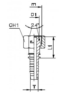 Фитинг DN 05 DKO-L (Г) 12x1.5 6