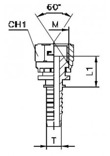 Фитинг DN 06 DKM (Г) 16x1.5