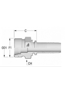 Фитинг DN 12 DKO-S (Ш) 22x1.5 14