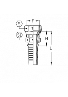 Фитинг DN 08 SAE J512/J516 5/8