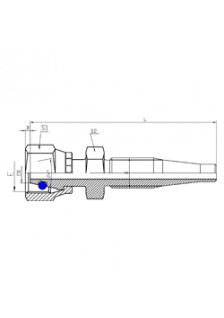 Фитинг DN 16 DKO-L (Г) 27х1.5 18 многоразовый