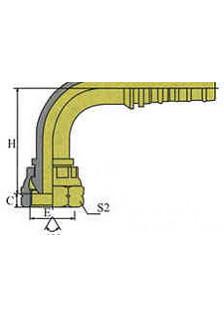 Фитинг DN 50 BSP (Г) 2 (90) Interlock