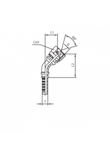 Фитинг DN 06 BSP (Г) 1/8 (45)