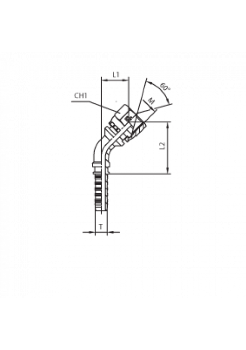 Фитинг DN 06 DKM (Г) 18x1.5 (45)