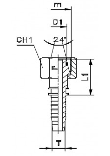 Фитинг DN 06 DKO-S (Г) 18x1.5 10