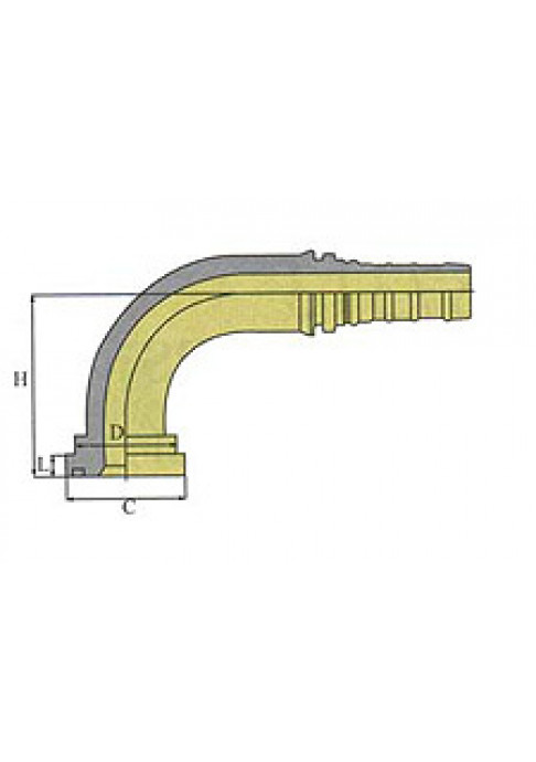 Фитинг DN 32 SFL 1.1/4 50.8 (90) Interlock