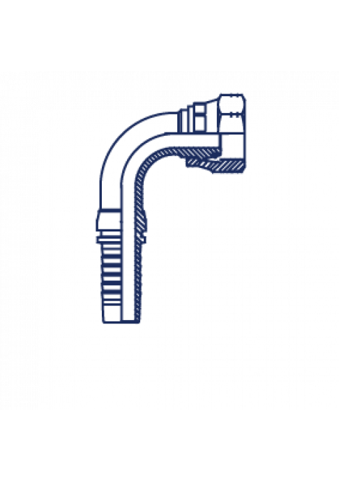 Фитинг DN 20 DKO-L (Г) 30x2 22 (90)накидная гайка
