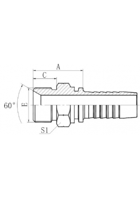 Фитинг DN 50 BSP (Ш) 2