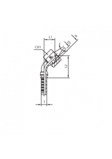 Фитинг DN 06 DKO-S (Г) 20x1.5 12 (45)