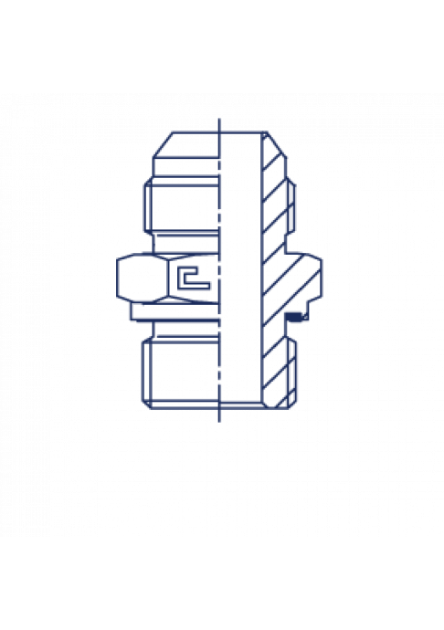 Штуцер FE JIC 3/4" BSP 3/4"
