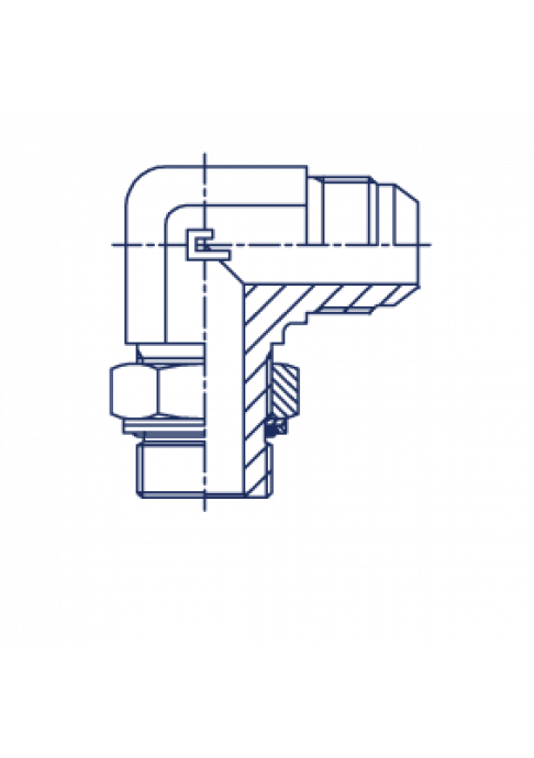 Штуцер FRG90 JIC 9/16" BSP1/2"