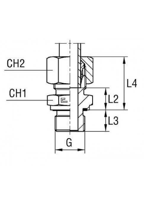 Штуцер FE DL10 BSP 1/4" (в сборе)