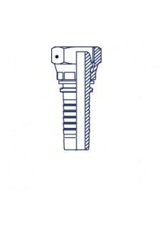 Фитинг DN 20 DK (Г) 36x1.5 накидная гайка