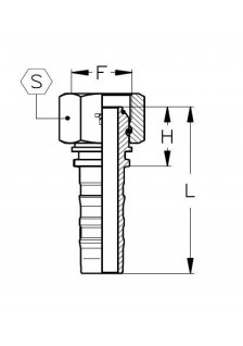Фитинг DN 50 BSP (Г) 2 CS