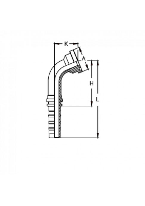 Фитинг DN 50 SFS 2 79.4 (45) СS