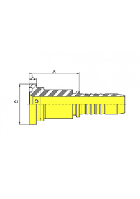 Фитинг DN 38 SFL 2 71.4