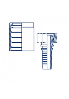 Фитинг DN 16 DK (Г) 27x1.5 + Муфта DN 16 1SN\2SN Комплект