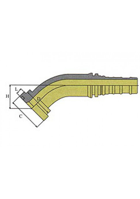Фитинг DN 32 SFS 1.1/2 63.5 (45) Interlock