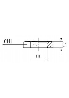 Гайка накидная NT 30S М42х2