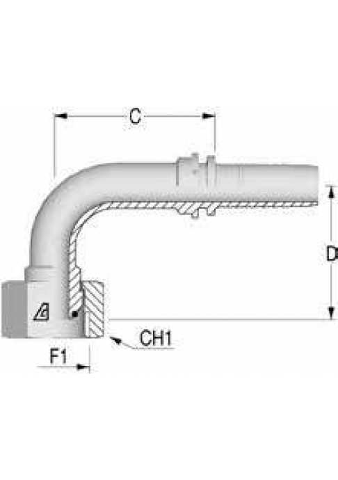 Фитинг DN 50 BSP (Г) 2 (90)