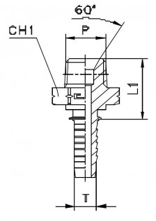 Фитинг DN 05 NPTF 1/4