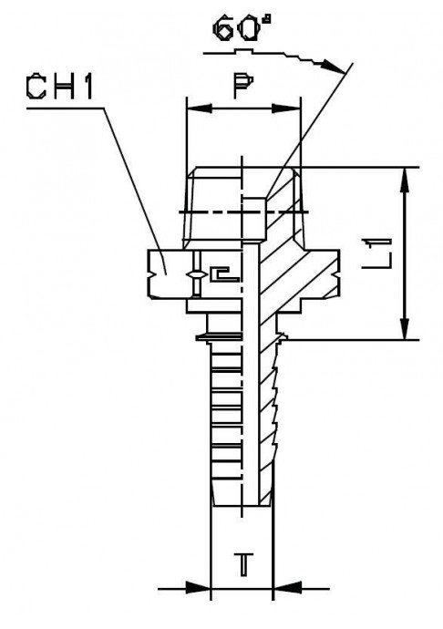 Фитинг DN 05 NPTF 1/4