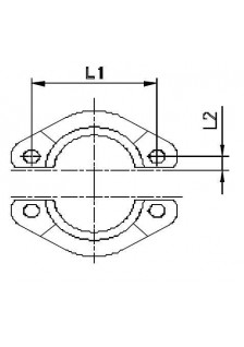 Комплект скоб AFS6 1/2 (2шт.)