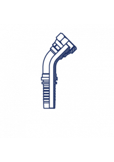 Фитинг DN 20 BSP (Г) 3/4 (45)
