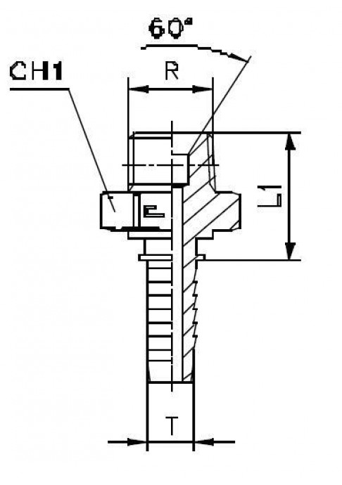Фитинг DN 06 BSP (Ш) 1/8