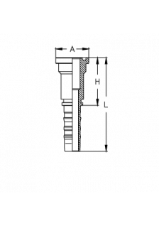 Фитинг DN 20 SFS 3/4 41.3 CS