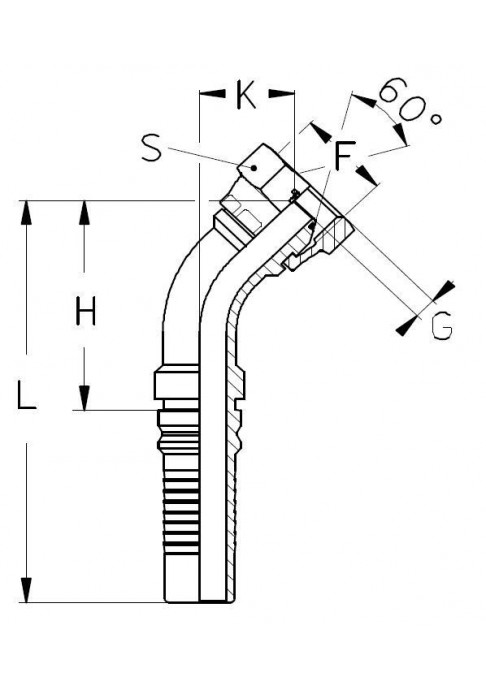 Фитинг DN 50 BSP (Г) 2 (45) Interlock