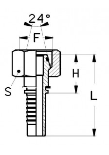 Фитинг DN 06 DKO-S (Г) 14x1.5 6