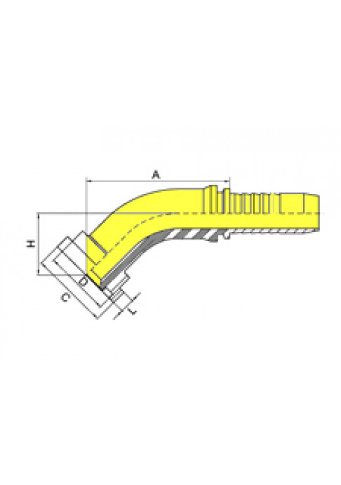 Фитинг DN 50 SFS 2 79.4 (45)