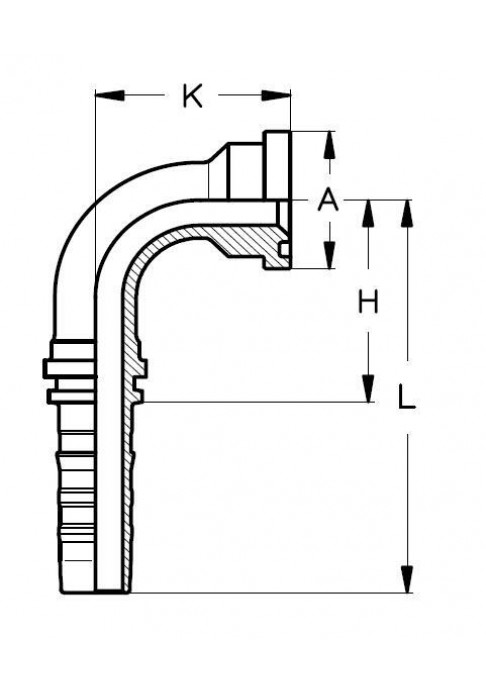 Фитинг DN 38 SFS CAT 2 79.4 (90) CS